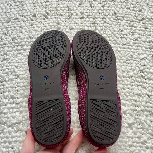 Rothy's The Flat in Fig Python, size 9.5 - Picture 4 of 9